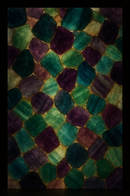 Backlit Gemstone / Semi-Precious Panels